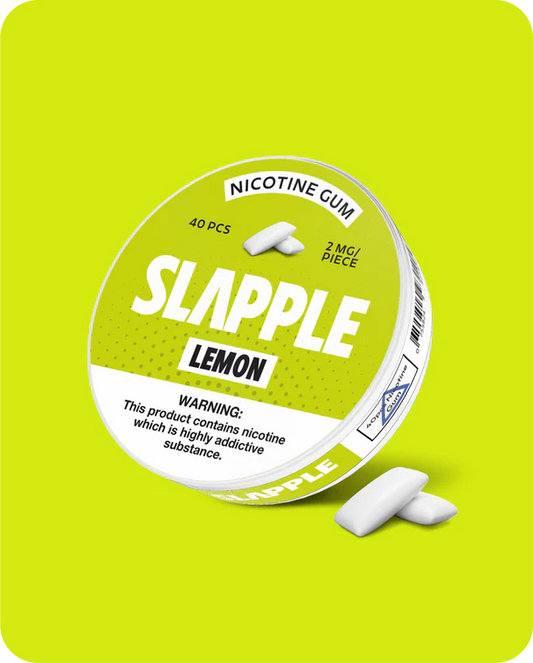Chiclete de nicotina | Limão | Pacote individual - 40 unidades