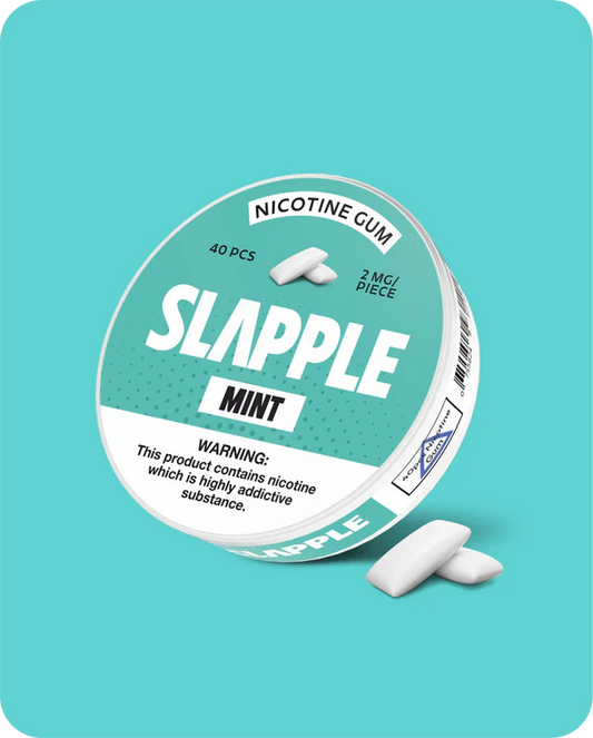 Chiclete de nicotina | Menta | Pacote individual - 40 unidades