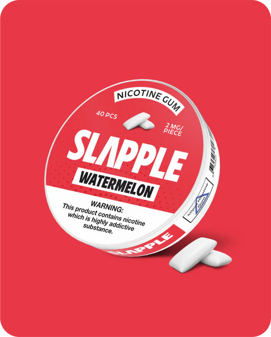 Chiclete de nicotina | Melancia | Pacote individual - 40 unidades