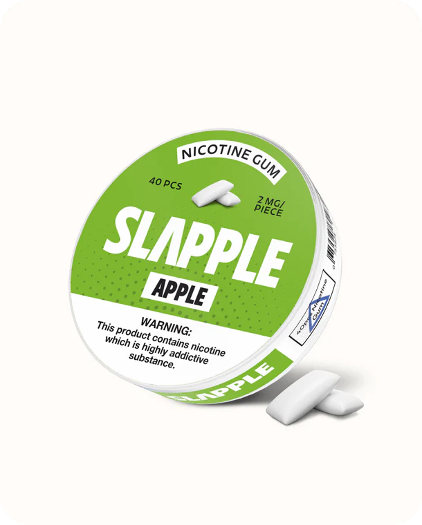 Chiclete de nicotina | Maçã Verde | Pacote individual - 40 unidades