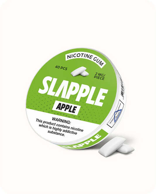 Chiclete de nicotina | Maçã Verde | Pacote individual - 40 unidades