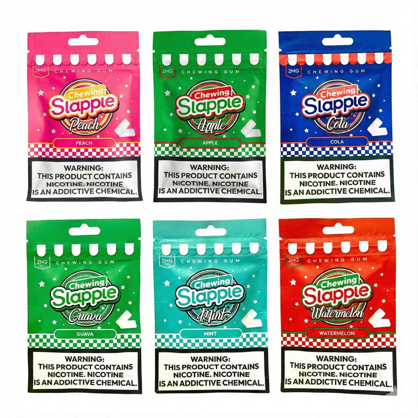 6 sachês (1 cada sabor) de R$296 por R$149