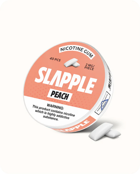 Chiclete de nicotina | Pêssego | Pacote individual - 40 unidades